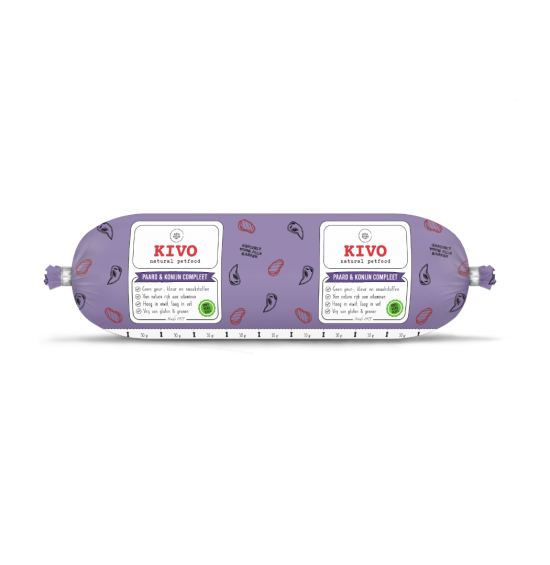 Paard  konijn compleet 500 gram