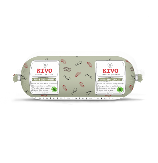 Rund  eend compleet 1000 gram