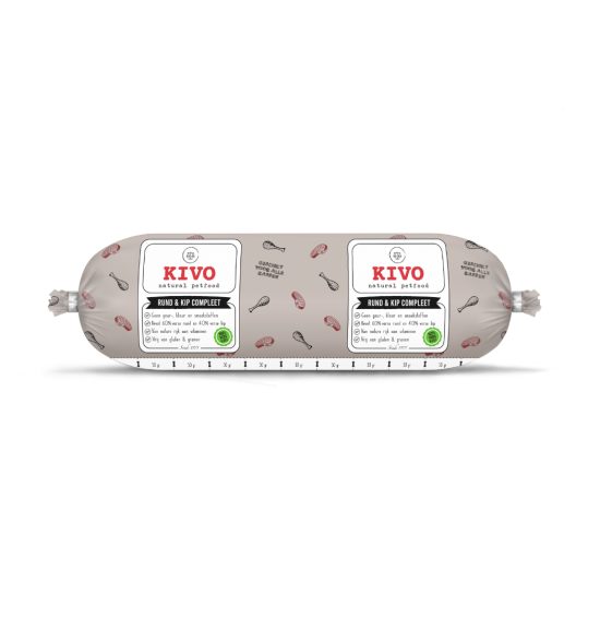 Rund  kip compleet 500 gram